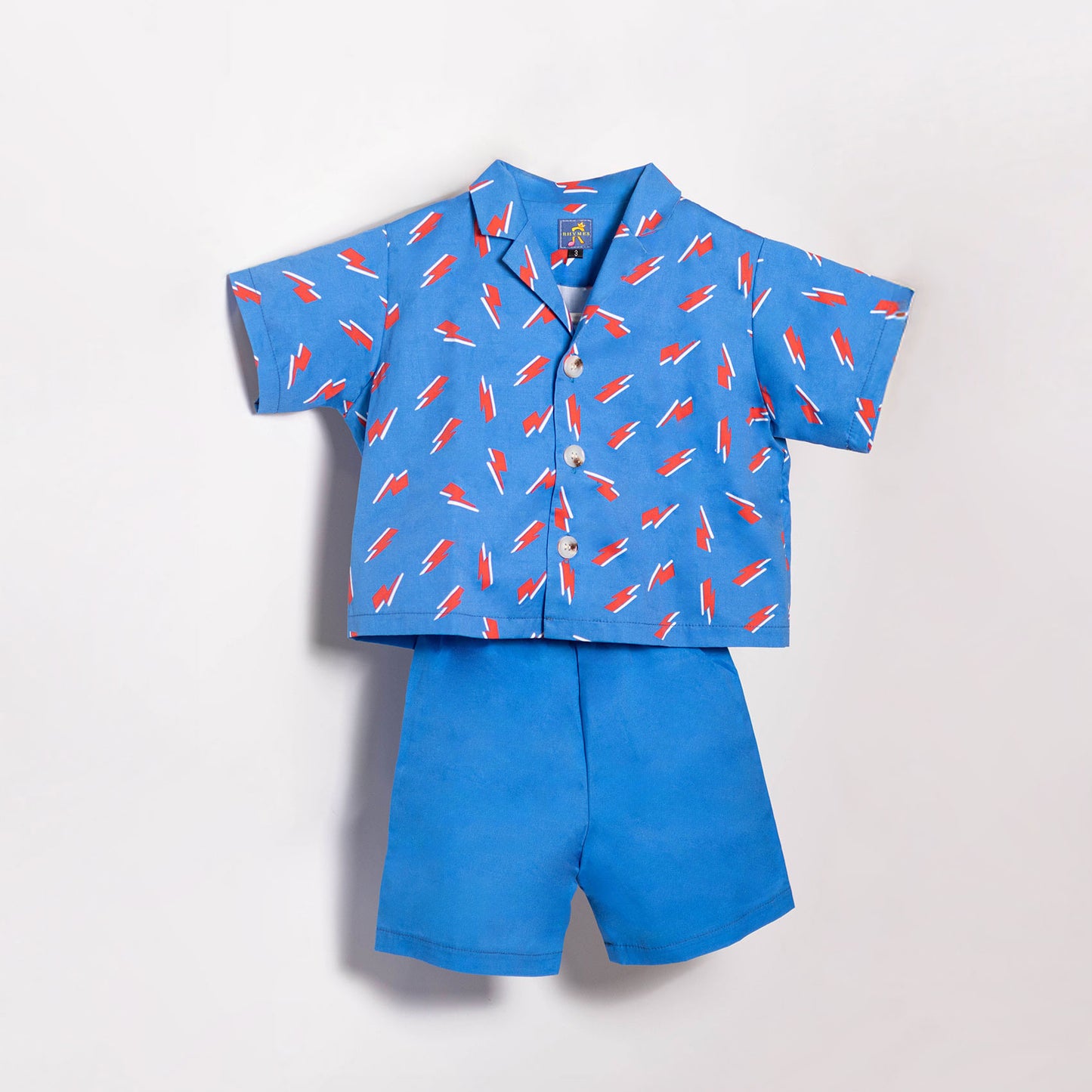 Boys Cotton Two Piece Set - Blue