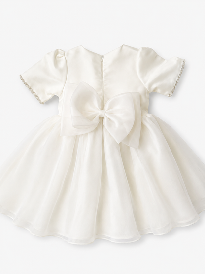 Ivory Pearl Elegance Party Dress