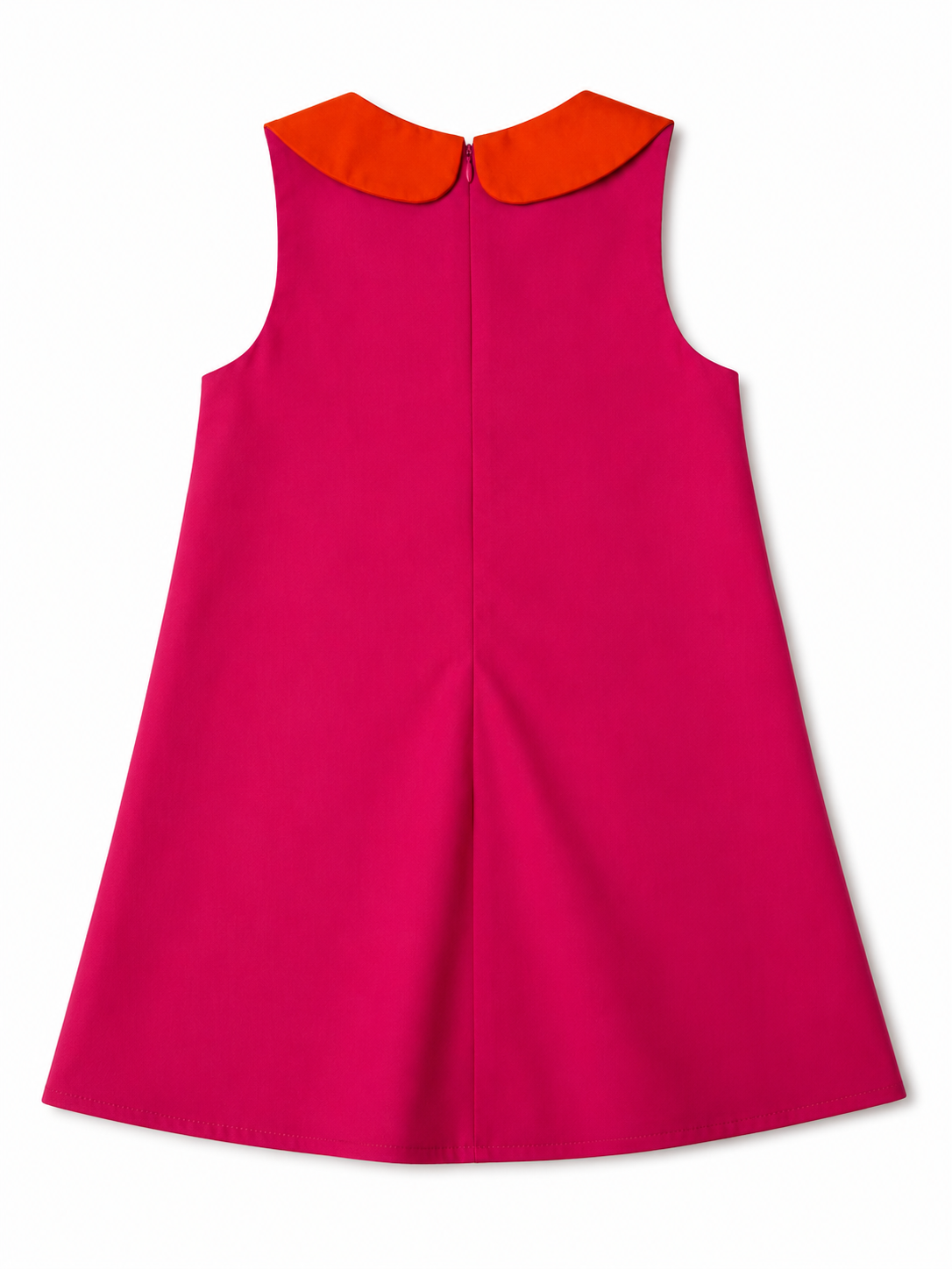 Girls Summer Dress - Pink and Orange
