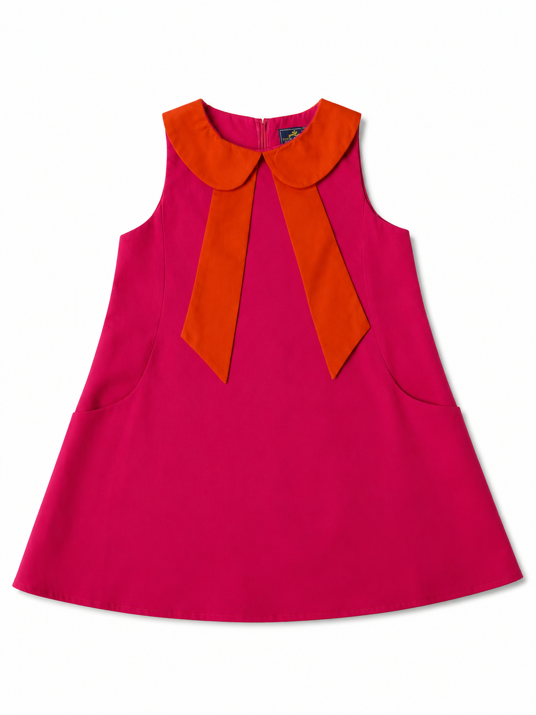 Girls Summer Dress - Pink and Orange