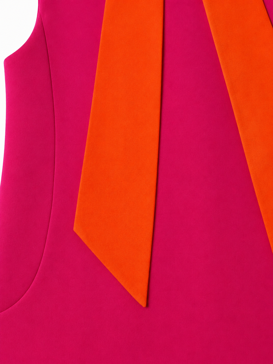 Girls Summer Dress - Pink and Orange
