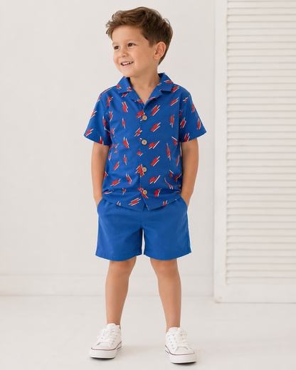 Lightning Bolt Boys Cord Set