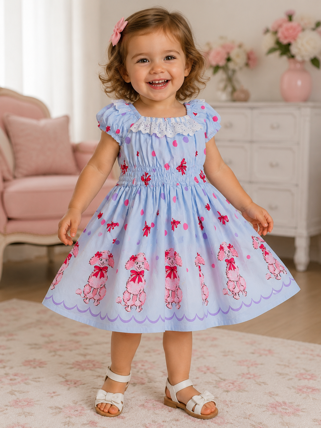 Pink Poodle Party Dress