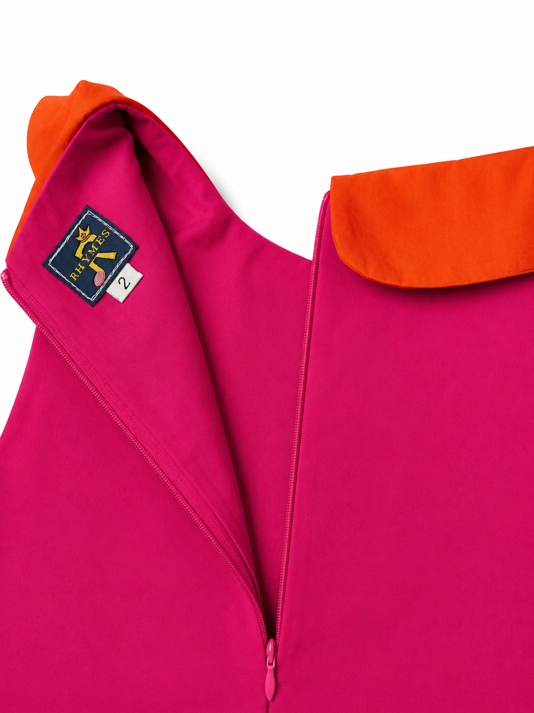 Girls Summer Dress - Pink and Orange