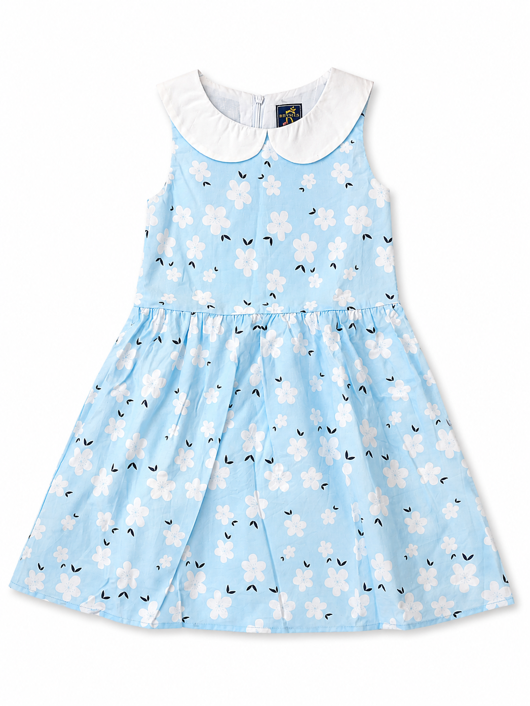 Blue Blossom Peter Pan Collar Dress