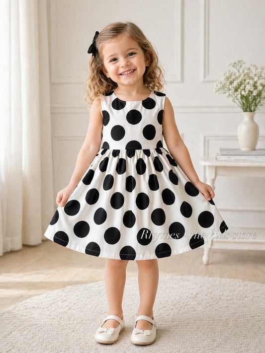 Polka Pattern Dress