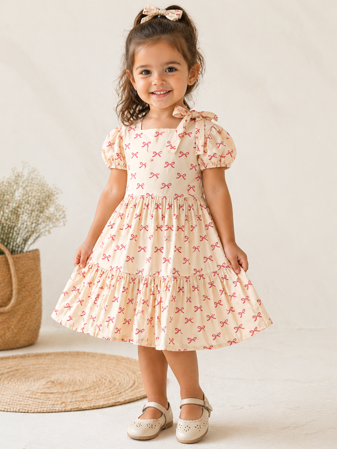 Bow Pattern Dress